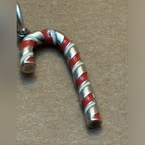 Red candy cane Tiffany co charm (rare)